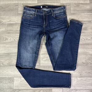 KUT from the Kloth Toothpick Skinny Denim Jeans Dark Wash sz 6